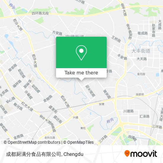 成都厨满分食品有限公司 map