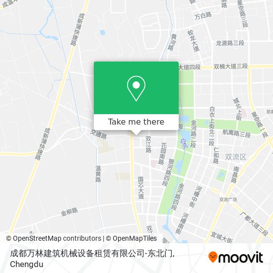 成都万林建筑机械设备租赁有限公司-东北门 map