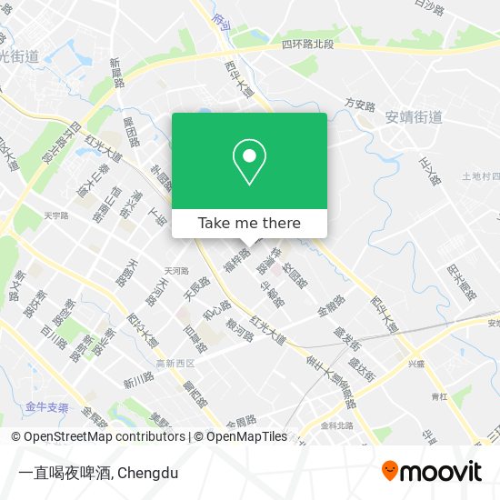 一直喝夜啤酒 map