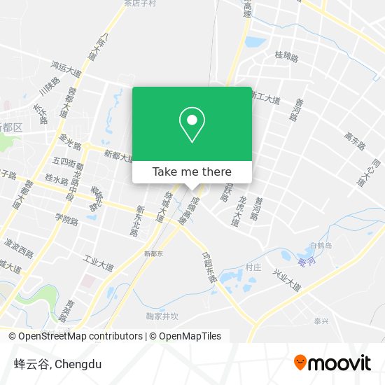 蜂云谷 map