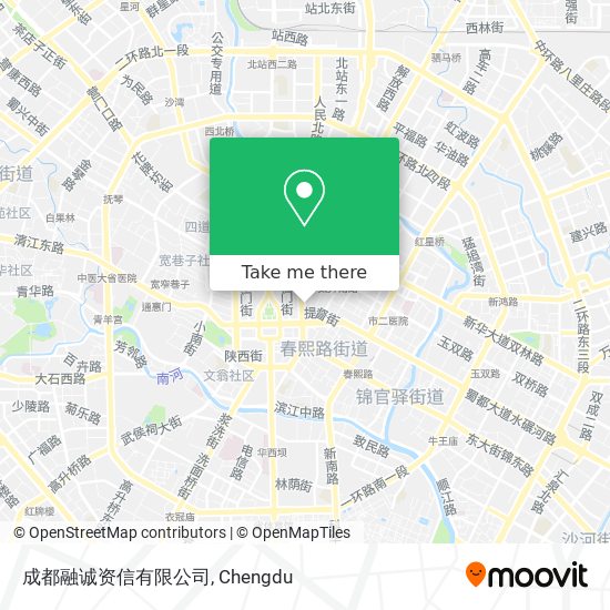 成都融诚资信有限公司 map