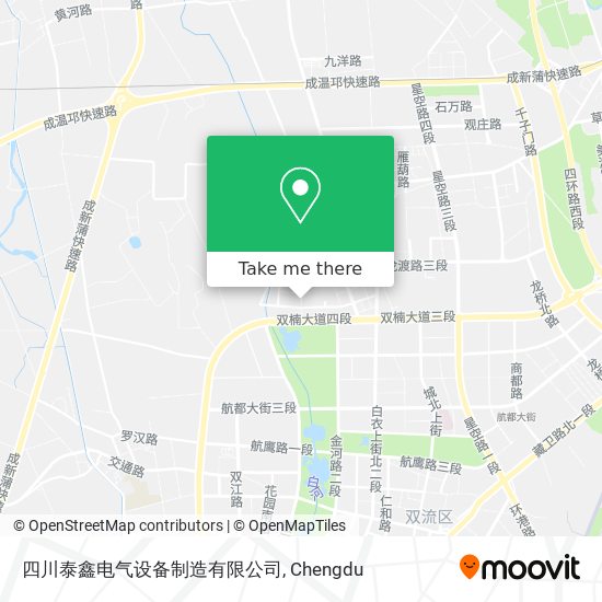 四川泰鑫电气设备制造有限公司 map