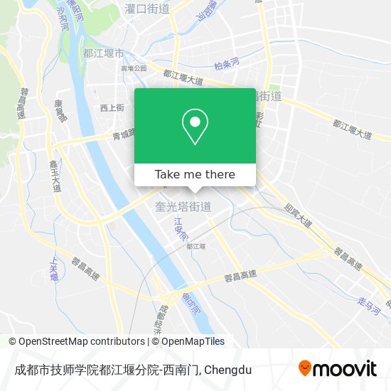 成都市技师学院都江堰分院-西南门 map