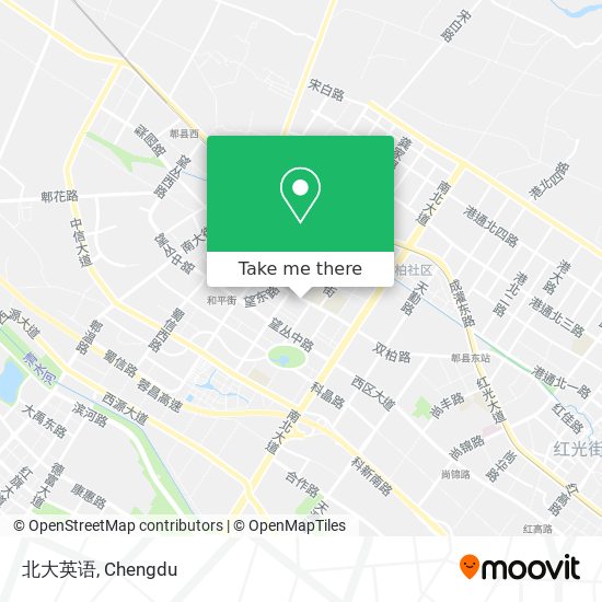 北大英语 map
