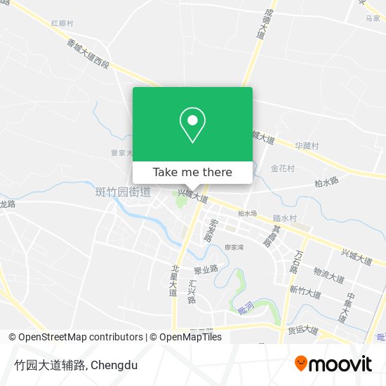 竹园大道辅路 map