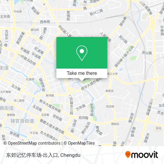 东郊记忆停车场-出入口 map