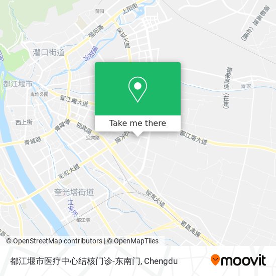 都江堰市医疗中心结核门诊-东南门 map