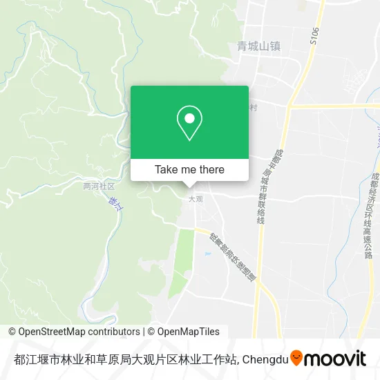 都江堰市林业和草原局大观片区林业工作站 map