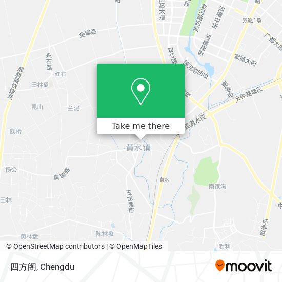 四方阁 map