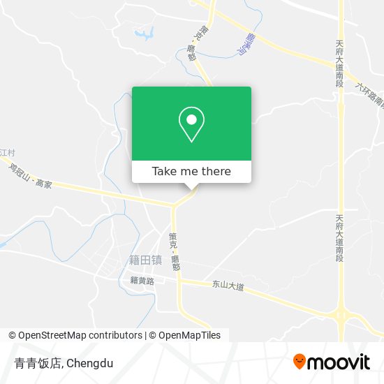 青青饭店 map
