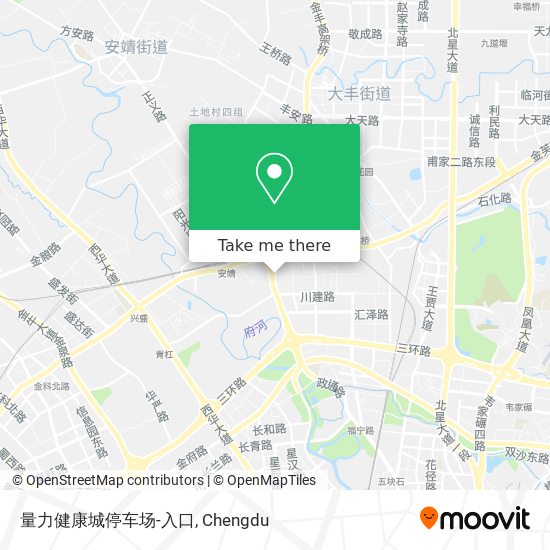 量力健康城停车场-入口 map