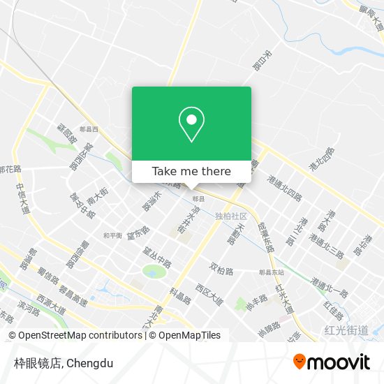 枠眼镜店 map