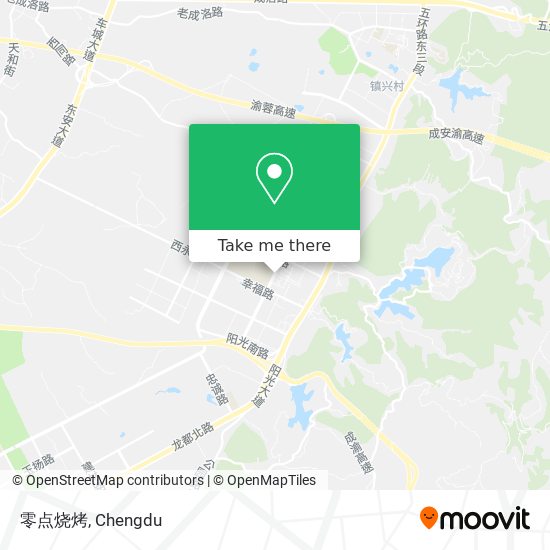 零点烧烤 map