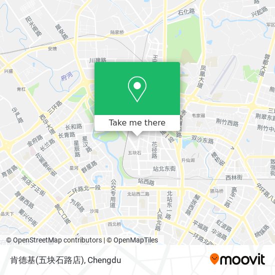 肯德基(五块石路店) map