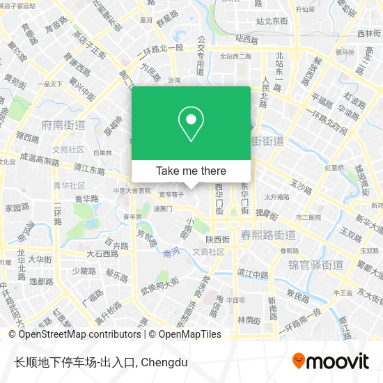 长顺地下停车场-出入口 map