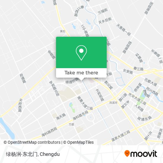绿杨涧-东北门 map