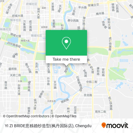 YI ZI BRIDE意秭婚纱造型(枫丹国际店) map