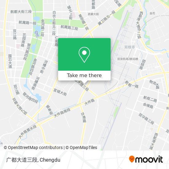 广都大道三段 map