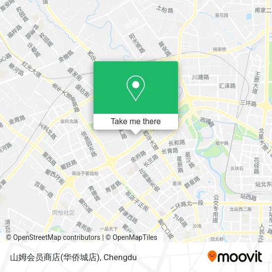山姆会员商店(华侨城店) map