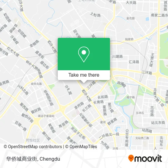 华侨城商业街 map