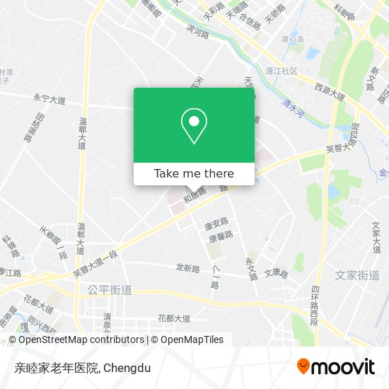 亲睦家老年医院 map