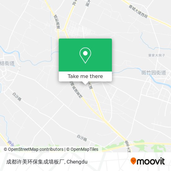 成都许美环保集成墙板厂 map