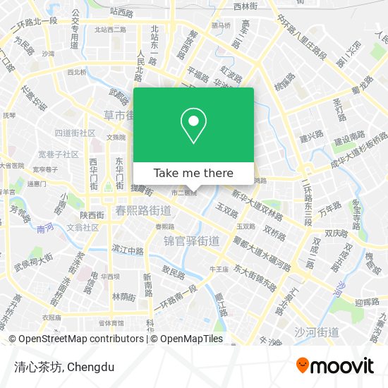 清心茶坊 map