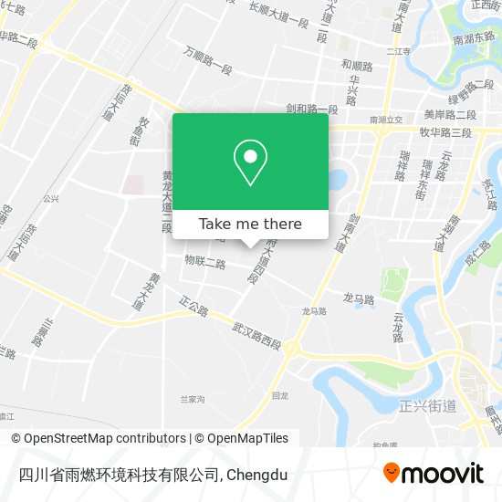 四川省雨燃环境科技有限公司 map