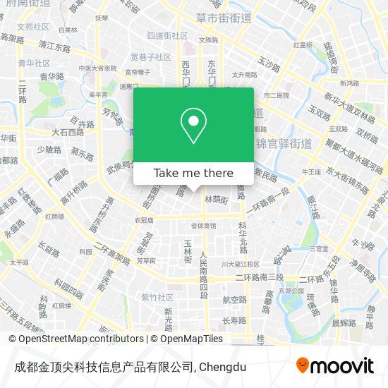 成都金顶尖科技信息产品有限公司 map
