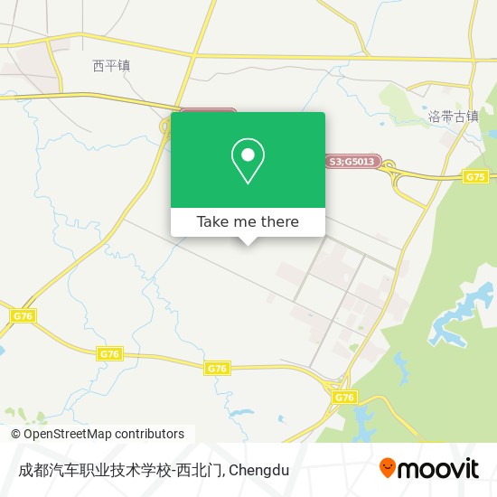 成都汽车职业技术学校-西北门 map