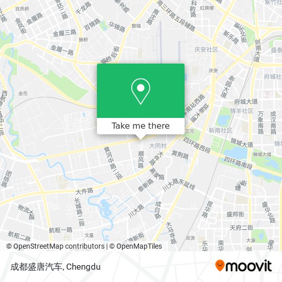 成都盛唐汽车 map