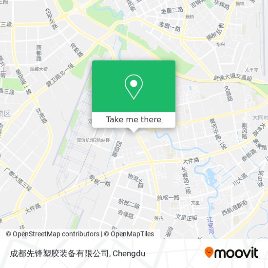 成都先锋塑胶装备有限公司 map