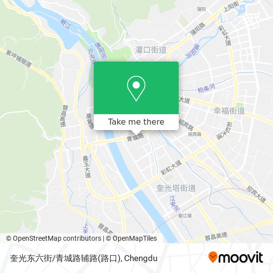 奎光东六街/青城路辅路(路口) map