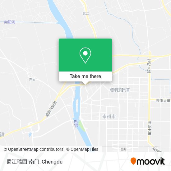 蜀江瑞园-南门 map