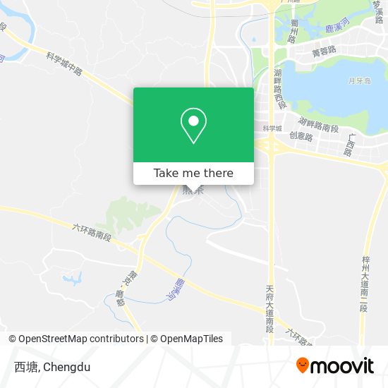 西塘 map
