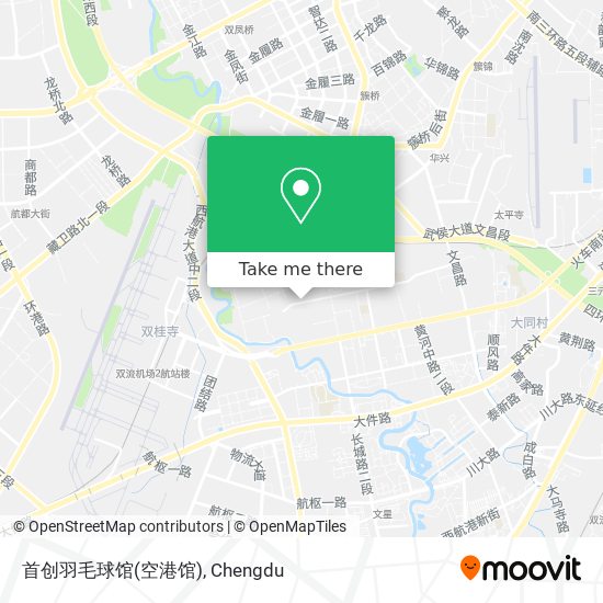 首创羽毛球馆(空港馆) map