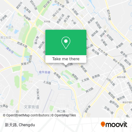 新天路 map