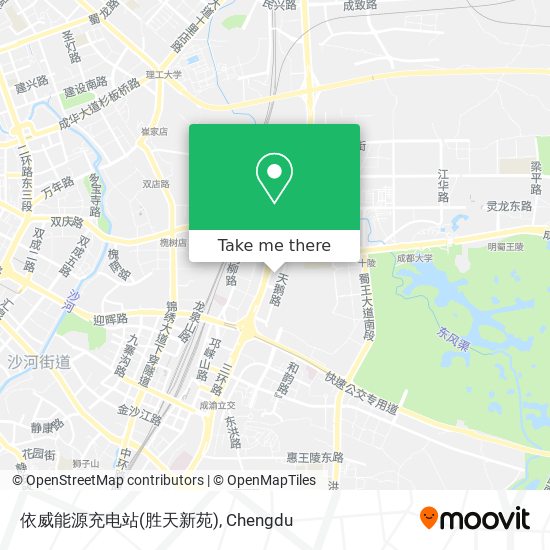 依威能源充电站(胜天新苑) map