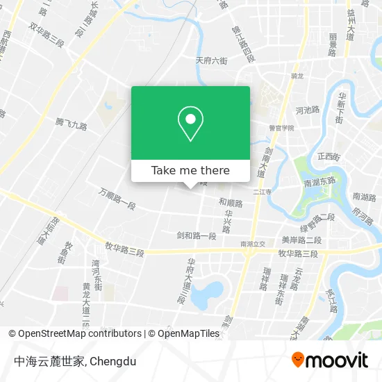 中海云麓世家 map