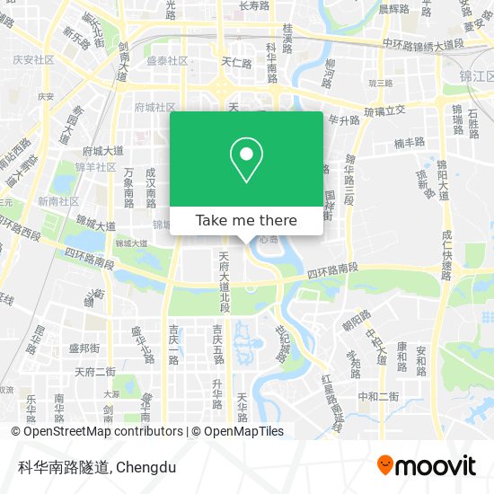 科华南路隧道 map