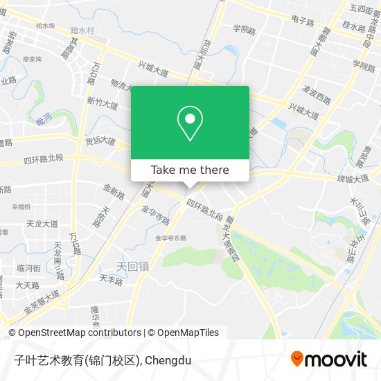 子叶艺术教育(锦门校区) map