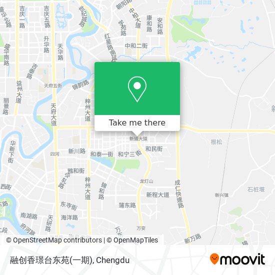 融创香璟台东苑(一期) map