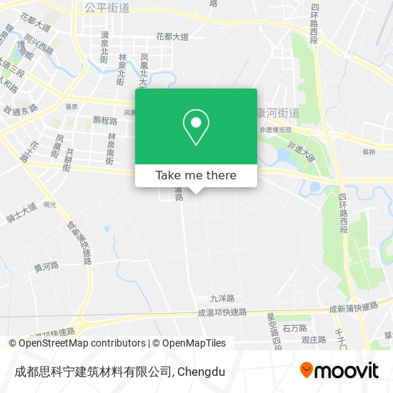 成都思科宁建筑材料有限公司 map