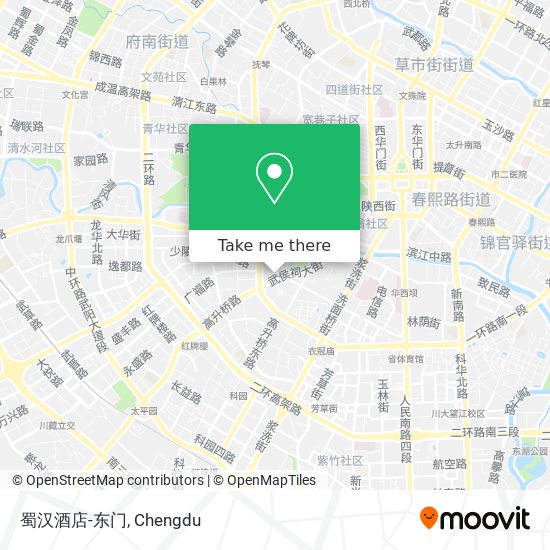 蜀汉酒店-东门 map