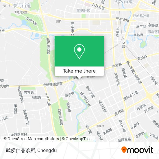 武侯仁品诊所 map