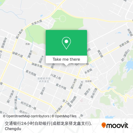 交通银行24小时自助银行(成都龙泉驿龙鑫支行) map