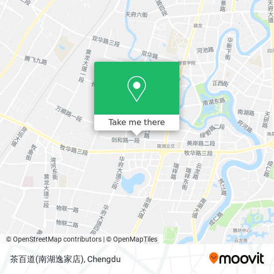 茶百道(南湖逸家店) map