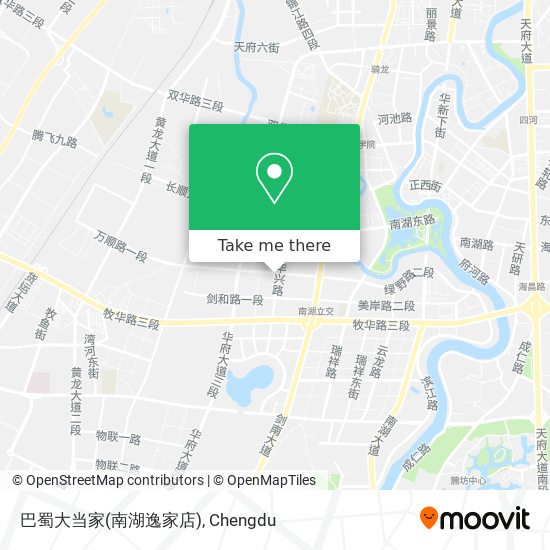 巴蜀大当家(南湖逸家店) map