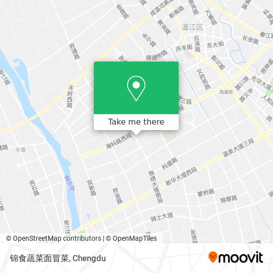 锦食蔬菜面冒菜 map