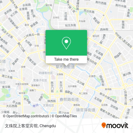 文殊院上客堂宾馆 map